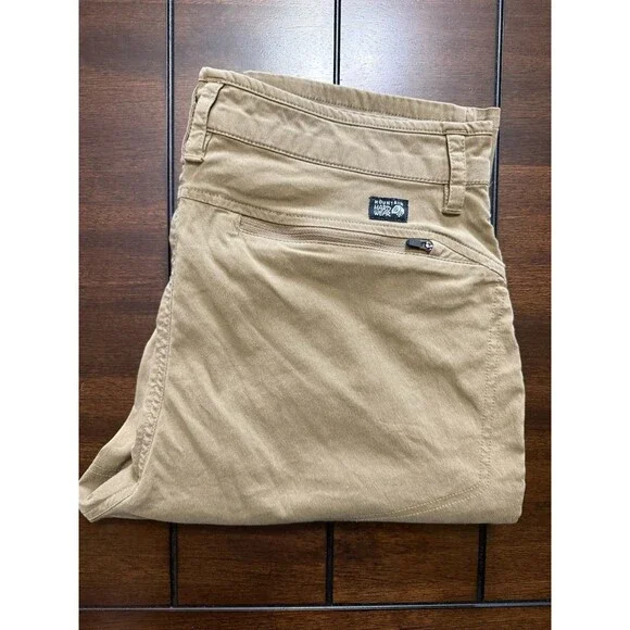 New- Mountain Hardwear Basin Trek Pant Men’s 34x32 Brown Outdoors Hiking Stretch - Picture 6 of 7